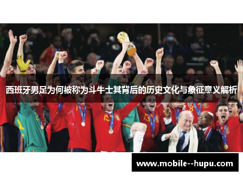 西班牙男足为何被称为斗牛士其背后的历史文化与象征意义解析